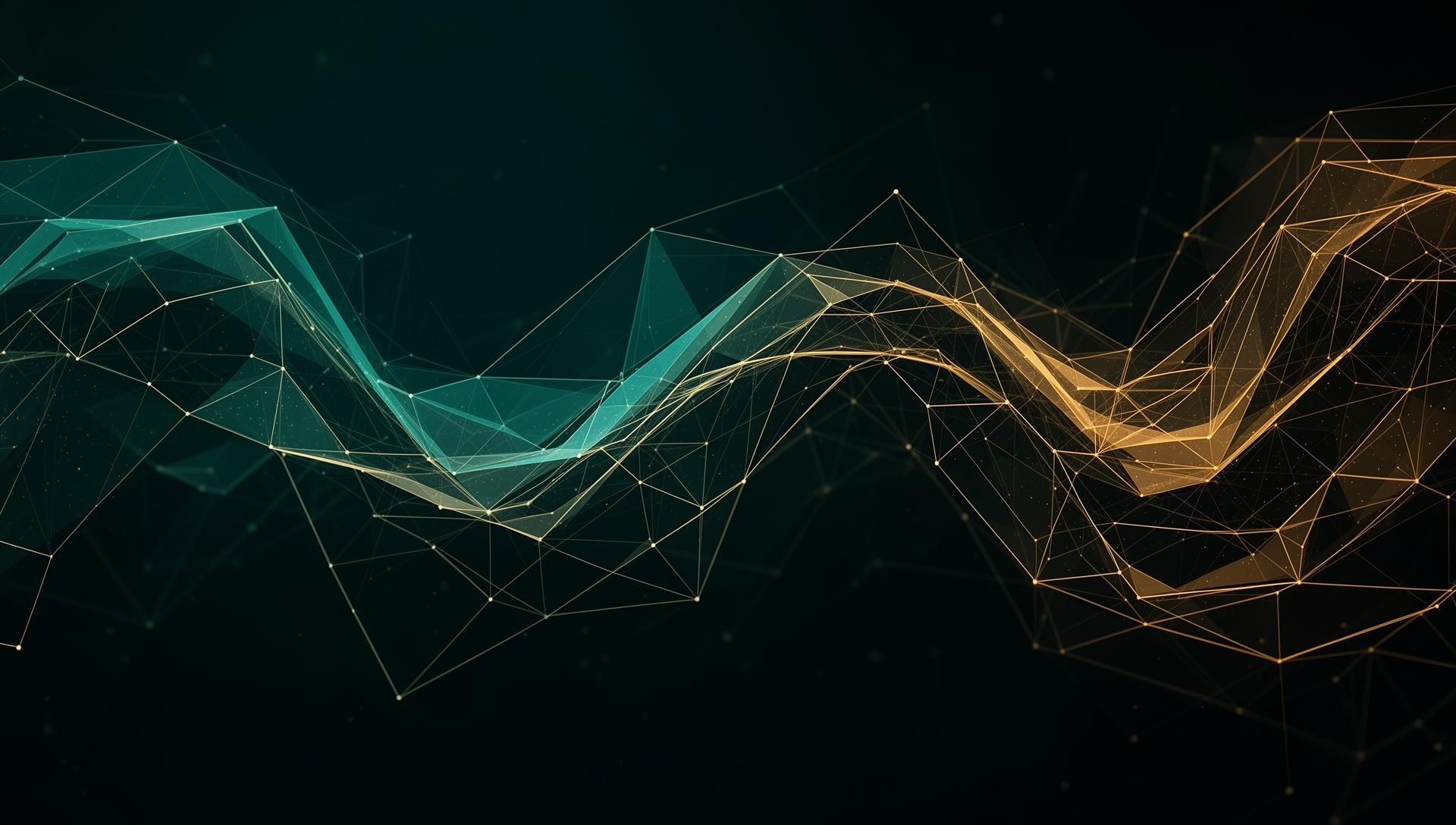 Abstract AI data visualisation